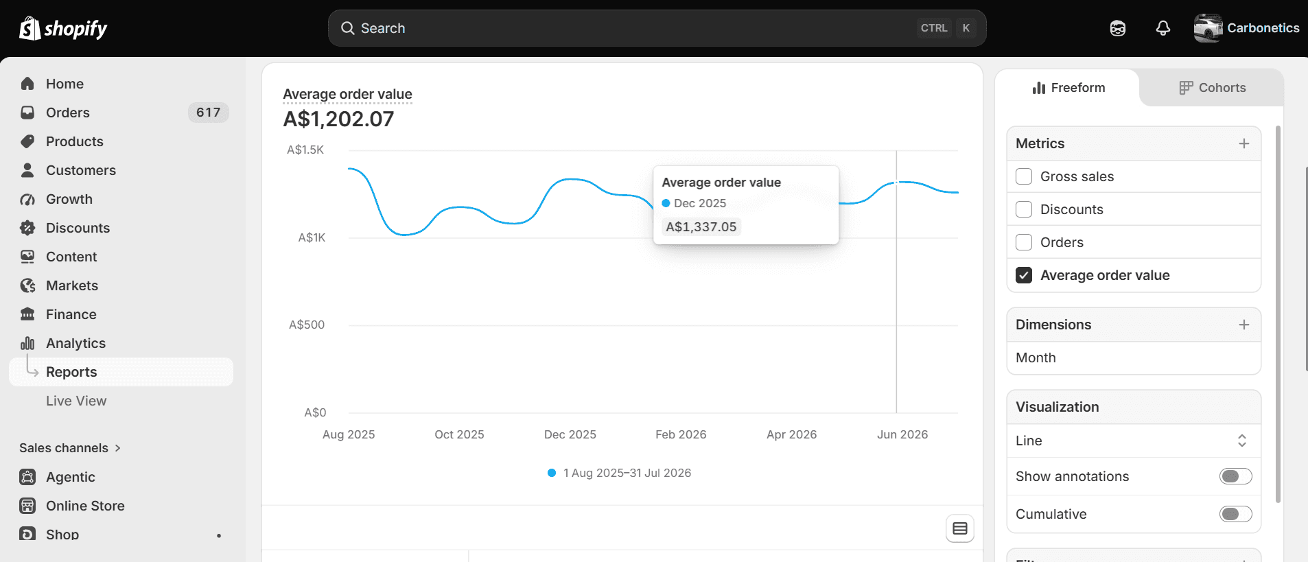 Carbonetics after redesign — view 2