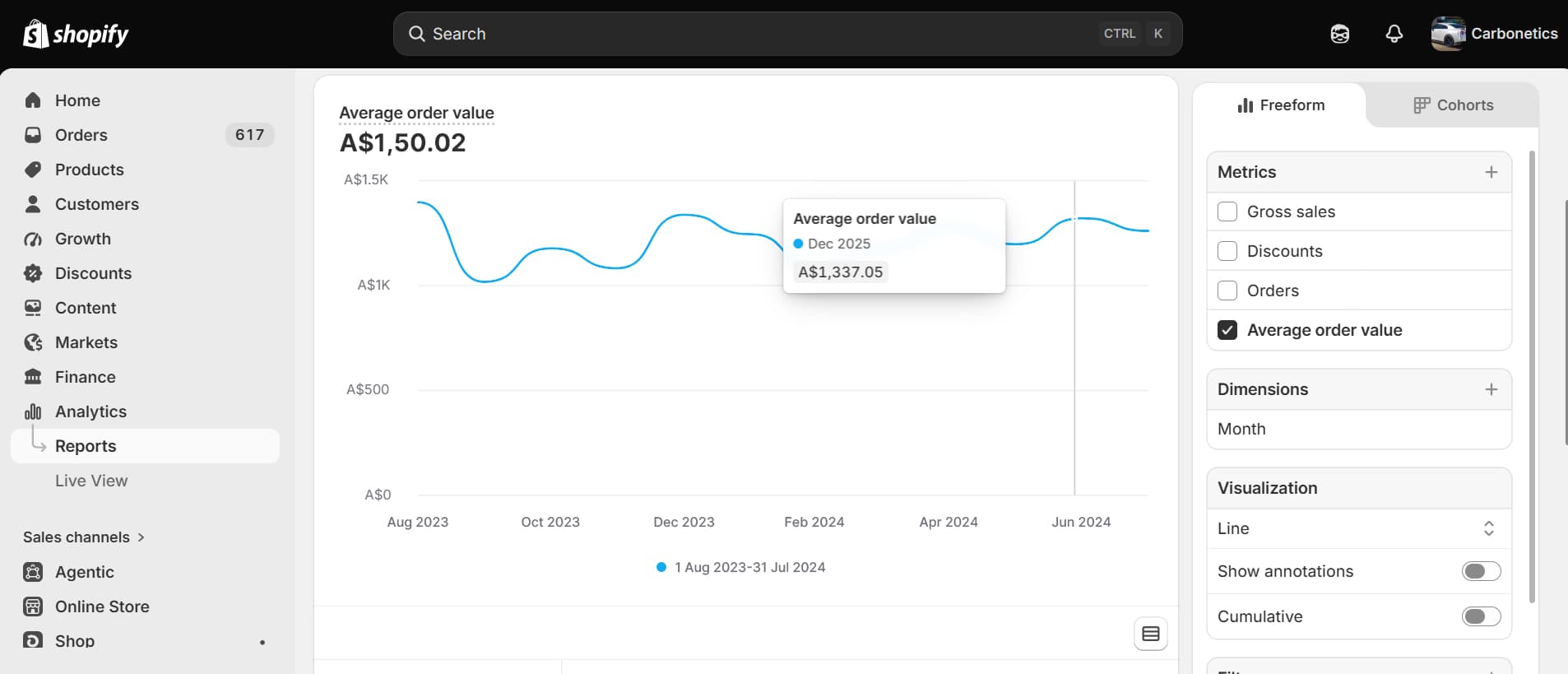 Carbonetics before redesign — view 2